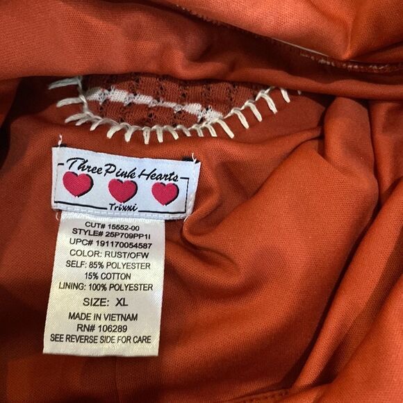 Bohemian Red Orange Striped Tank Dress - Picture 9 of 10